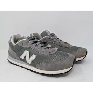 New Balance 515 Mens Grey Suede Mesh Athletic Running Sneakers Shoes Sz 8